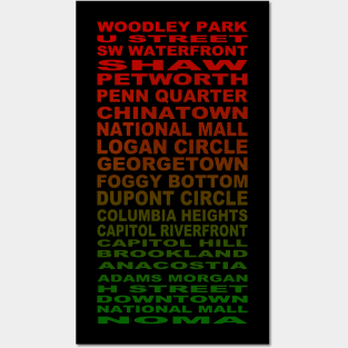 DC Neighborhoods Posters and Art